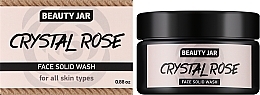 Твердое мыло для лица "Хрустальная роза" - Beauty Jar Face Solid Wash — фото N2