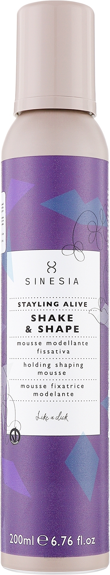 Мус сильної фіксації для моделювання волосся - Sinesia Stayling Alive Shake And Shape — фото 200ml