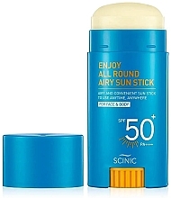 Духи, Парфюмерия, косметика Солнцезащитный стик для лица - Scinic Enjoy Super Active Airy Sun Stick SPF50+ PA++++