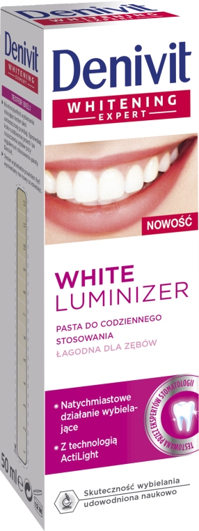 Зубна паста  - Denivit White Luminizer