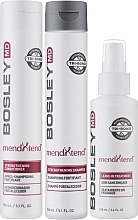 Набор для укрепления и питания волос - Bosley MendXtend (shm/150ml + cond/150 + treatm/100ml) — фото N2