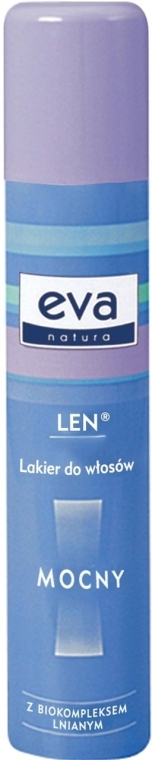 Лак для волосся сильної фіксації "Льон" - Eva Natura — фото N2