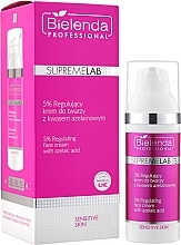 УЦЕНКА Восстанавливающий крем для лица с 5 % азелаиновой кислотой - Bielenda Professional SupremeLab Sensitive Skin 5 % * — фото N2