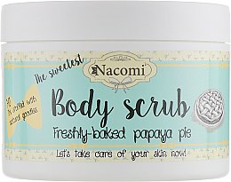 Духи, Парфюмерия, косметика Пилинг-скраб для тела "Запеченный пирог из папайи" - Nacomi Body Scrub Freshly Baked Papaya Pie