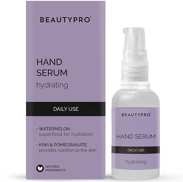 Щоденна зволожувальна сироватка для рук - BeautyPro Hand Serum Hydrating Watermelon & Kiwi — фото N1