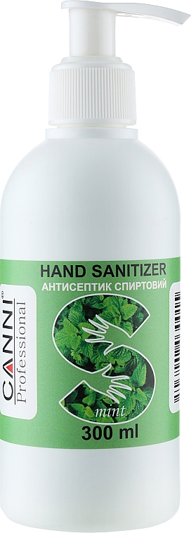 Антибактериальное средство для обработки рук и ногтей - Canni Hand Sanitizer Mint — фото N5