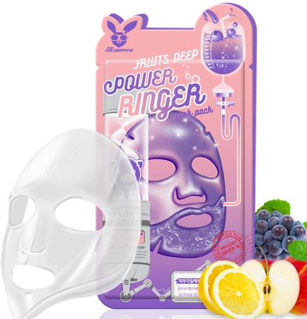 Маска для обличчя Фруктова - Elizavecca Face Care Fruits Deep Power Ringer Mask Pack — фото N3