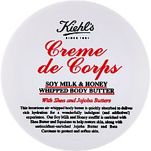 Крем для тіла, з ароматом соєвого молока і меду - Kiehl's Creme de Corps Whipped Body Butter Soy Milk & Honey — фото N3