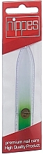 Скляна пилочка для нігтів у футлярі, 9 см - Nippes Solingen Glass Nail File — фото N1