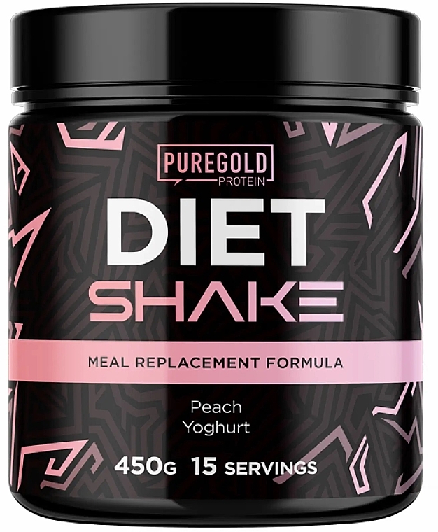 Дієтичний коктейль "Персиковий йогурт" - PureGold Diet Shake Peach Yogurt — фото N1