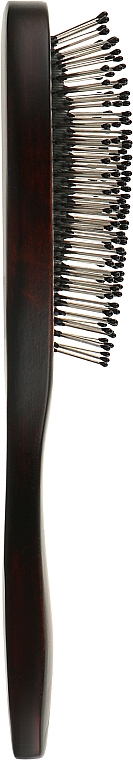 Щетка массажная деревянная коричневая, средняя - Titania — фото N3