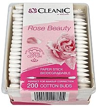 Духи, Парфюмерия, косметика Ватные палочки с маслом японской розы - Cleanic Rose Beauty Cotton Buds