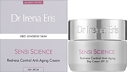 Антивіковий денний крем для обличчя - Dr Irena Eris Sensi Science Redness Control Anti-Aging Day Cream SPF 20 — фото N2