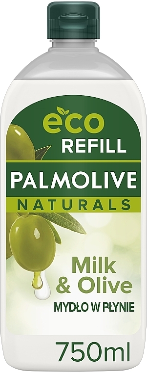 Рідке мило для рук "Молочко та оливка. Інтенсивне зволоження" - Palmolive Naturals (refill) — фото N8