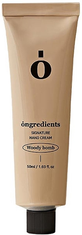 Крем для рук - Ongredients Signature Hand Cream Woody Bomb — фото N1