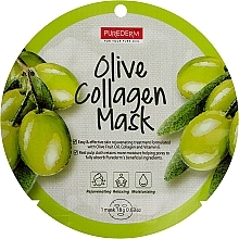 Парфумерія, косметика Колагенова маска з оливою - Purederm Olive Collagen Mask