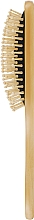 Щетка массажная с деревянной ручкой и деревянными зубцами - Vero Professional — фото N3