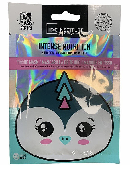 Маска для лица "Интенсивное питание. Пингвин" - IDC Institute Intensive Nutrition Facial Mask Penguin — фото N1