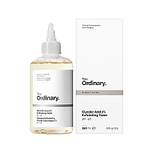 The Ordinary Glycolic Acid 7% Exfoliating Toner - Обновляющий тоник с гликолевой кислотой 7% — фото N2