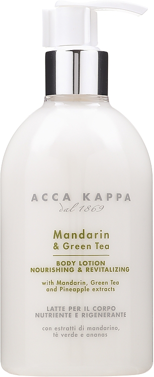 Acca Kappa Mandarin & Grean Tea Body Lotion - Лосьйон для тіла — фото N1