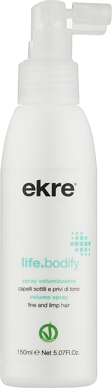 Спрей для объема тонких волос - Ekre Life.Bodify Volume Effext Spray