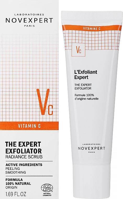 УЦІНКА Маска-скраб для обличчя - Novexpert Vitamin C The Expert Exfoliator Mask & Scrub * — фото N2