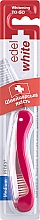 Парфумерія, косметика Дорожня відбілювальна зубна щітка середньої жорсткості, рожева - Edel+White Road Whitening