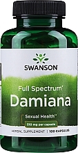 Пищевая добавка "Листья Дамианы" - Swanson Damiana — фото N1