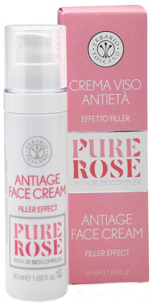 Крем-филлер для лица антивозрастной - Erbario Toscano Pure Rose Antiage Face Cream