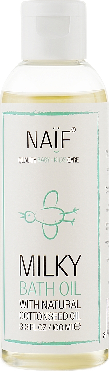 Масло для ванны - Naif Milky Bath Oil — фото N2