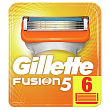 Духи, Парфюмерия, косметика Сменные кассеты для бритья, 6 шт. - Gillette Fusion