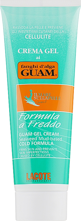 Подтягивающий антицеллюлитный гель "холодная формула" - Guam Crema Gel ai Fangi d'Alga a Freddo