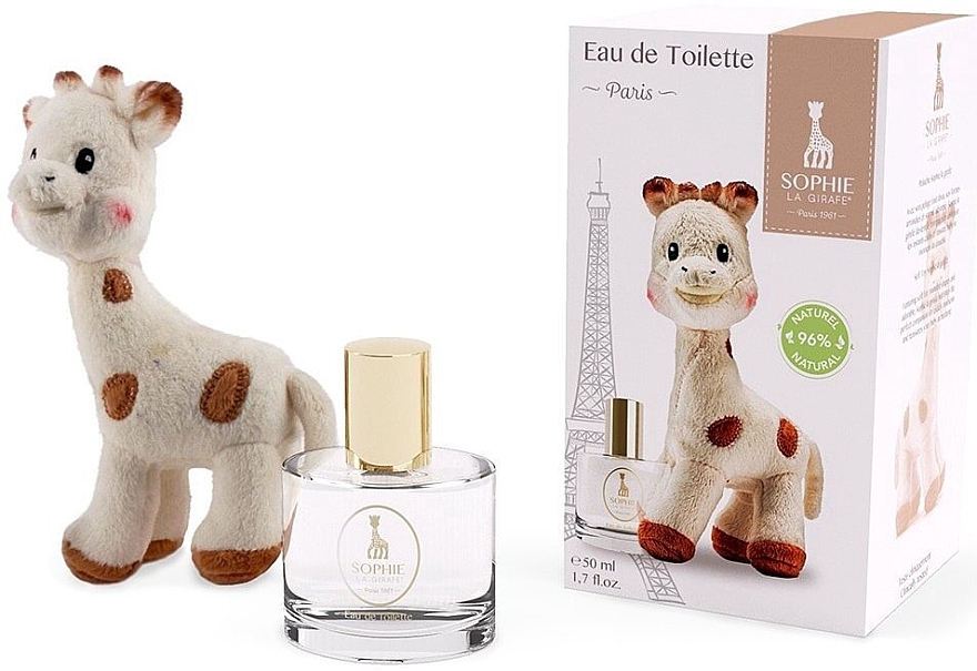 Parfums Sophie La Girafe Eau - Набор (edt/50ml + toy/1pcs) — фото N1