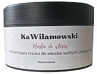 Укрепляющая маска для сухих и поврежденных волос - KaWilamowski Banana — фото N1