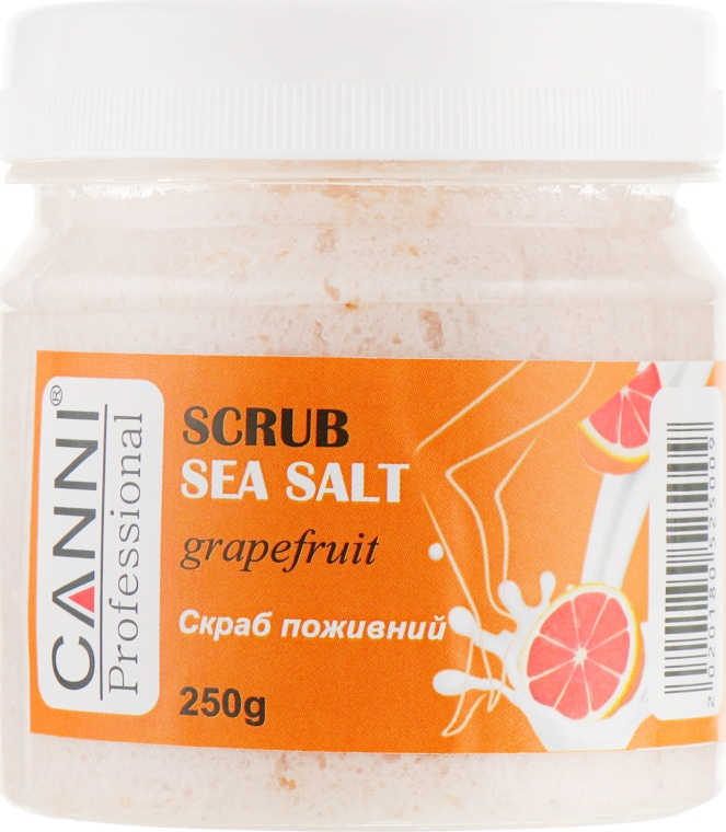 Скраб з морської солі "Грейпфрут" - Canni Sea SalT Scrub Grapefruit — фото N1