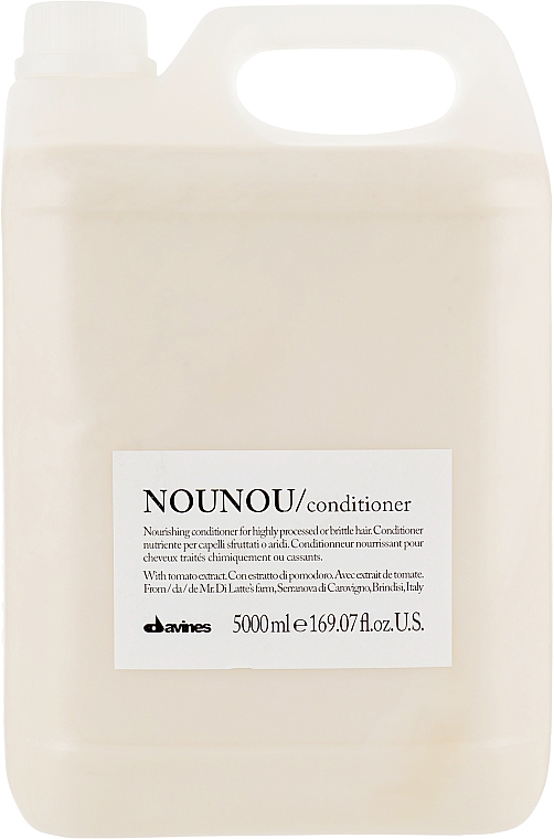 Поживний кондиціонер для ущільнення ламкого та пошкодженого волосся - Davines Nourishing Nounou Conditioner  — фото N7