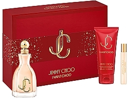 Парфумерія, косметика Jimmy Choo I Want Choo - Набір (edp/100ml + b/lot/100ml + edp/7.5ml)