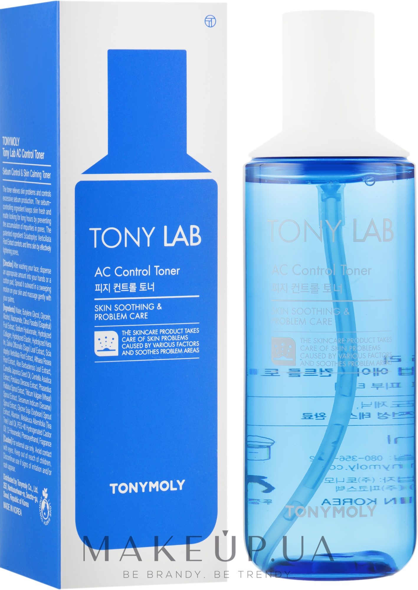 Тонер для проблемної шкіри - Tony Tony Moly Lab AC Control Toner — фото 180ml