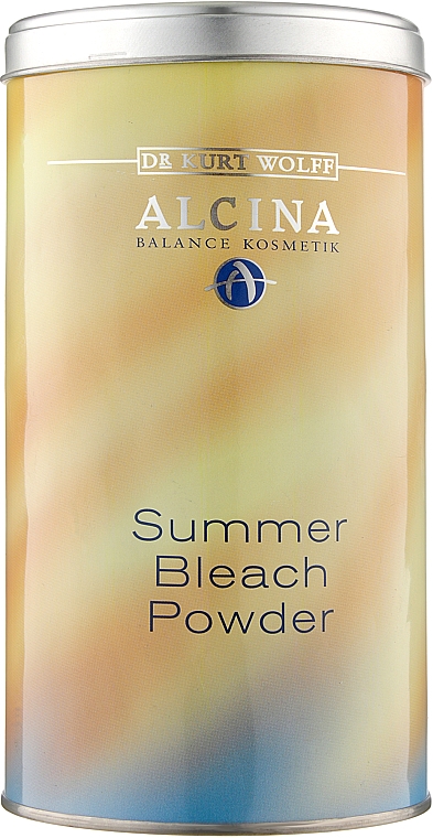 Знебарвлювальна пудра з ароматом кокоса - Alcina Summer Bleach Powder — фото N1