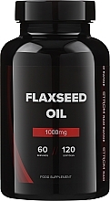 Харчова добавка "Лляна олія", капсули - Strom Sports Flaxseed Oil — фото N1