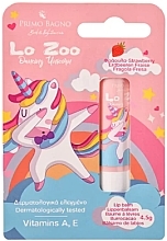 Бальзам для губ "Dancing Unicorn Strawberry" - Primo Bagno Lo Zoo Lip Balm — фото N2