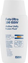 Флюїд для обличчя - Isdin Foto Ultra 100 Active Unify SPF 50+ — фото N2