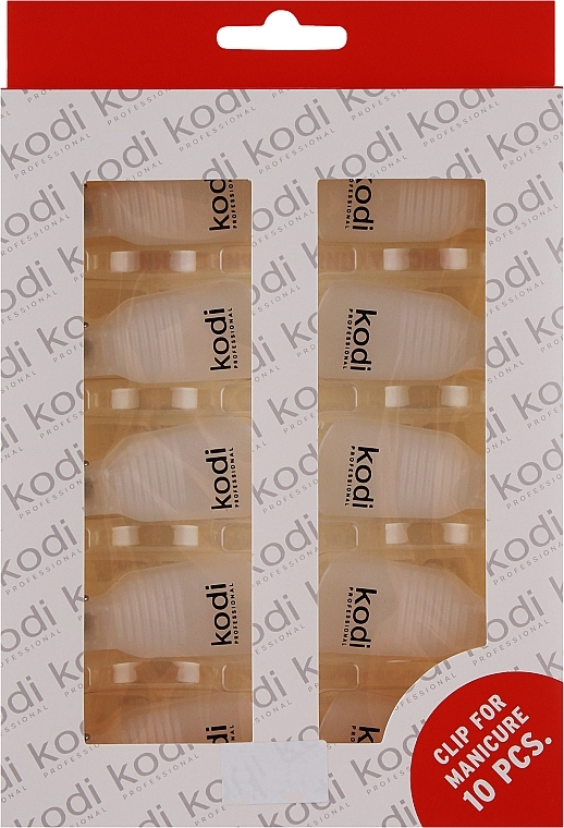 Зажими пластикові для манікюру - Kodi Professional