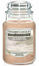 Духи, Парфюмерия, косметика Ароматическая свеча - Yankee Candle Home Inspiration Sun Warmed Linen