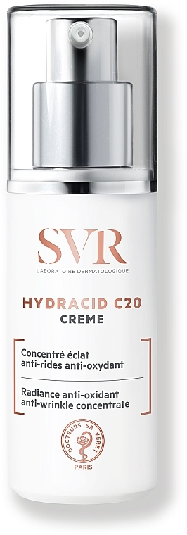 Освіжальний крем для обличчя - SVR Hydracid C20 Anti-Wrinkle Concentrate — фото N1