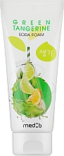 Пенка с содой для умывания лица с экстрактом зелёного мандарина - MED B Green Tangerine Soda Foam — фото N1