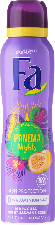 Дезодорант-спрей "Ритми Бразилії" - Fa Ipanema Nights Deo Spray — фото N1