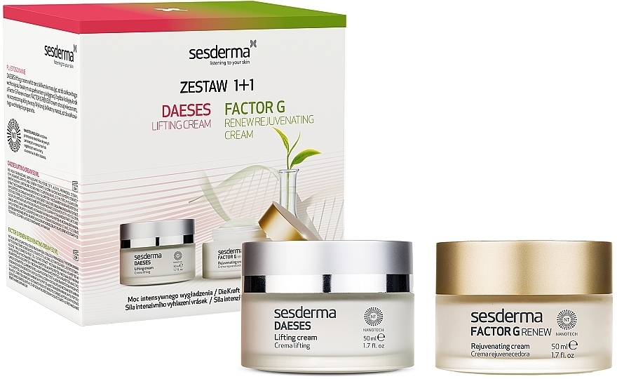 Набір - SesDerma Laboratories Daeses & Factor G (f/cr/50ml + f/cr/50ml) — фото N1