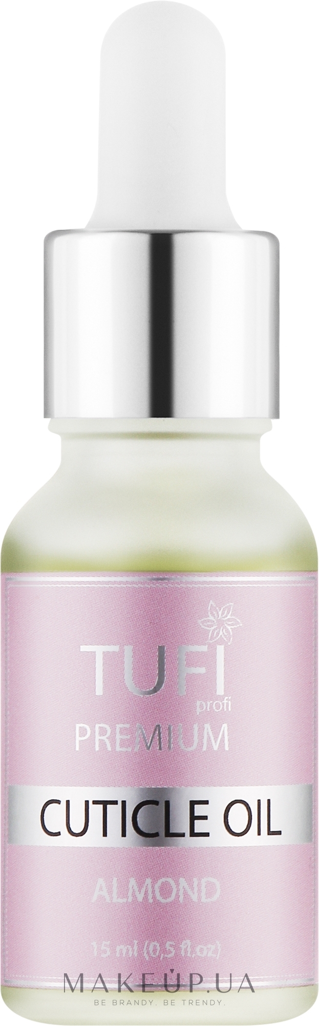 Олія для кутикули "Мигдаль" - Tufi Profi Premium Cuticle Oil Almond — фото 15ml