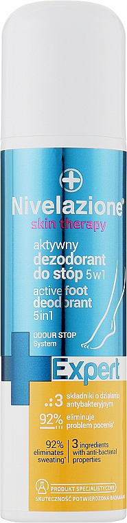 Активний дезодорант для ніг 5 в 1 - Farmona Nivelazione Skin Therapy Expert — фото N1